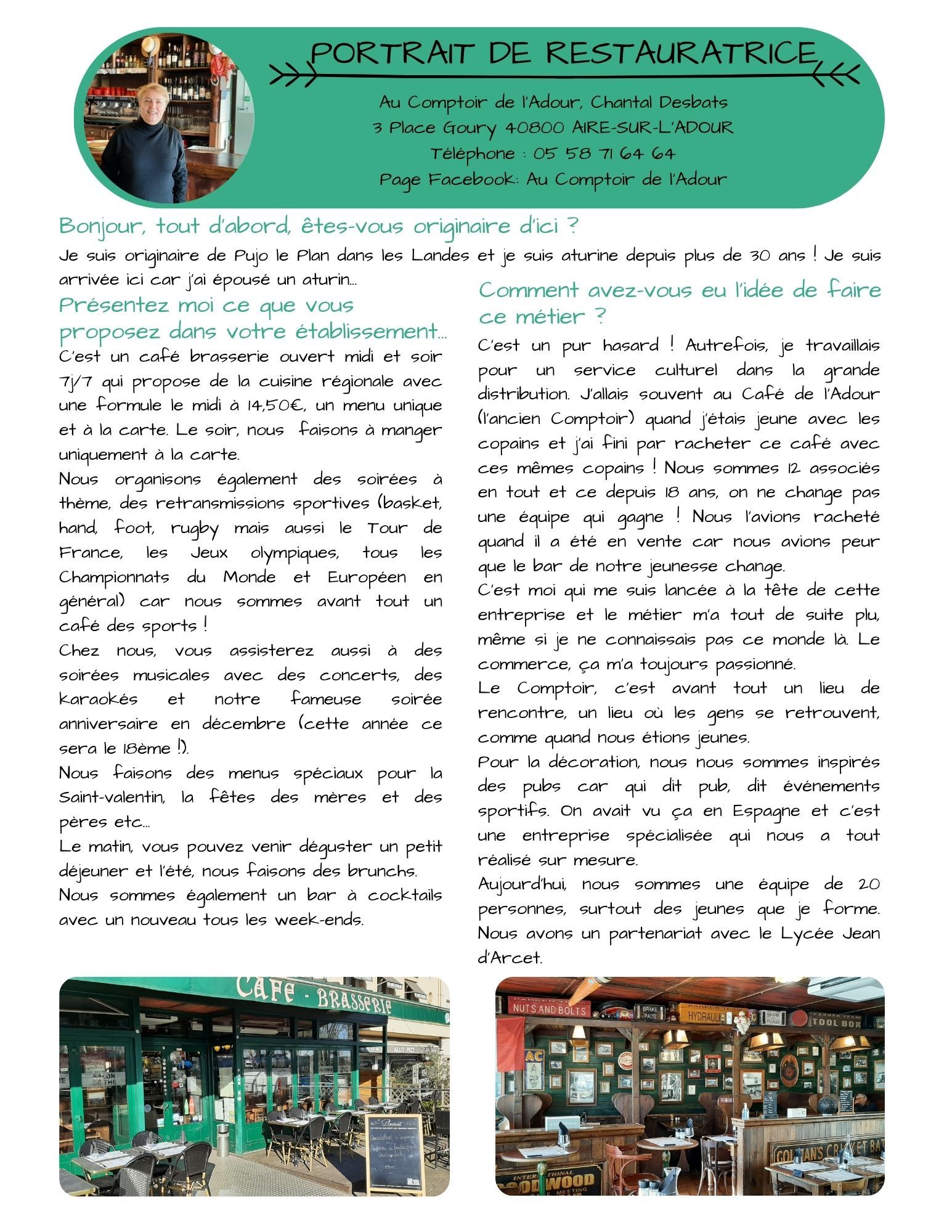 Au Comptoir de l'Adour