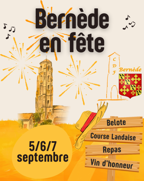 CDF Bernède - Posts RS1 Fêtes 2025